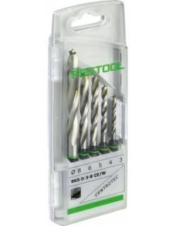 Coffret De Forets Hélicoïdaux BKS D 3-8 CE/W - Festool | IFD Outillage