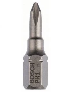 Pack 10 Embouts De Vissage Cruciformes Extra-dure PH1 Longueur 25 Mm | 2607001509 - Bosch | IFD Outillage