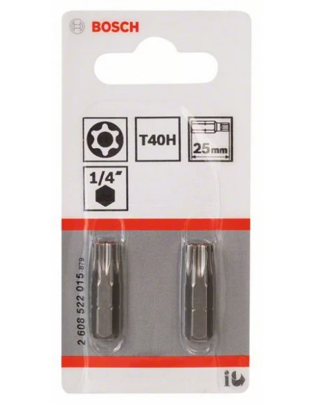 Pack 2 Embouts De Vissage Security-Torx Extra-dure T40H Longueur 25mm | 2608522015 - Bosch | IFD Outillage 4 Pack 2 Embouts De Vissage Security-Torx Extra-dure T40H Longueur 25mm | 2608522015 - Bosch | IFD Outillage – Image 2