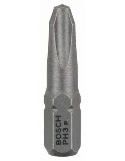 Pack 3 Embouts De Vissage Cruciformes Extra-dure PH3 Longueur 25 Mm | 2607001515 - Bosch | IFD Outillage