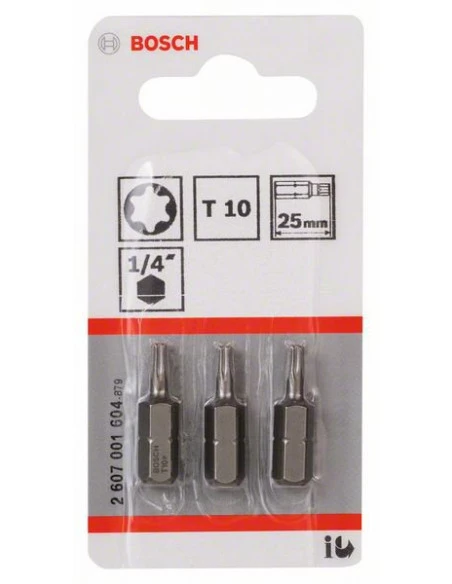 Pack 3 Embouts De Vissage Torx Extra-dure T10 Longueur 25 Mm | 2607001604 - Bosch | IFD Outillage 4 Pack 3 Embouts De Vissage Torx Extra-dure T10 Longueur 25 Mm | 2607001604 - Bosch | IFD Outillage – Image 2