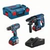 Pack Perceuse-visseuse GSR 18V-28 + Perforateur GBH 18V-21 18V 4Ah | 0615990M0R - Bosch | IFD Outillage