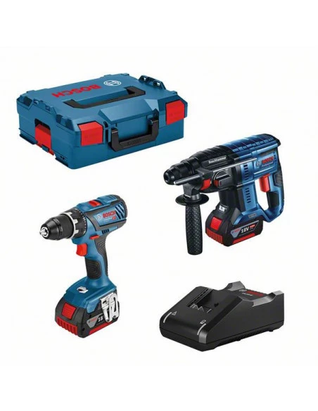Pack Perceuse-visseuse GSR 18V-28 + Perforateur GBH 18V-21 18V 4Ah | 0615990M0R - Bosch | IFD Outillage 3 Pack Perceuse-visseuse GSR 18V-28 + Perforateur GBH 18V-21 18V 4Ah | 0615990M0R - Bosch | IFD Outillage
