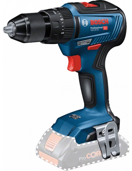 Perceuse Visseuse à Percussion GSB 18V-55 2Ah | 06019H5305 - Bosch | IFD Outillage 3 Perceuse Visseuse à Percussion GSB 18V-55 2Ah | 06019H5305 - Bosch | IFD Outillage