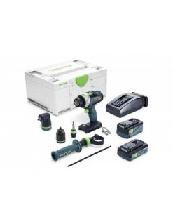 Perceuse-visseuse à Percussion Sans Fil TPC 18/4 5,2/4,0 I-Set QUADRIVE | 577247 - Festool | IFD Outillage