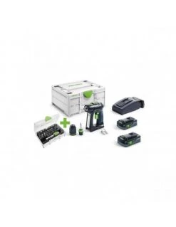 Perceuse-visseuse Sans Fil C 18 HPC 4,0 I-Plus | 577187 - Festool | IFD Outillage