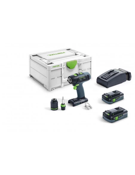 Perceuse-visseuse Sans Fil T 18+3 HPC 4,0 I-Plus | 576446 - Festool | IFD Outillage 3 Perceuse-visseuse Sans Fil T 18+3 HPC 4,0 I-Plus | 576446 - Festool | IFD Outillage